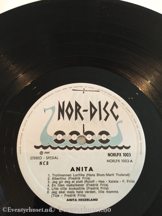 Anita - Trollmannen Lurifiks Og Mange Andre. 1969. Lp. Lp Plate