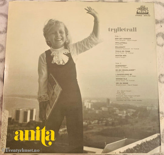 Anita. Trylletrall. 1970. Lp. Lp Plate