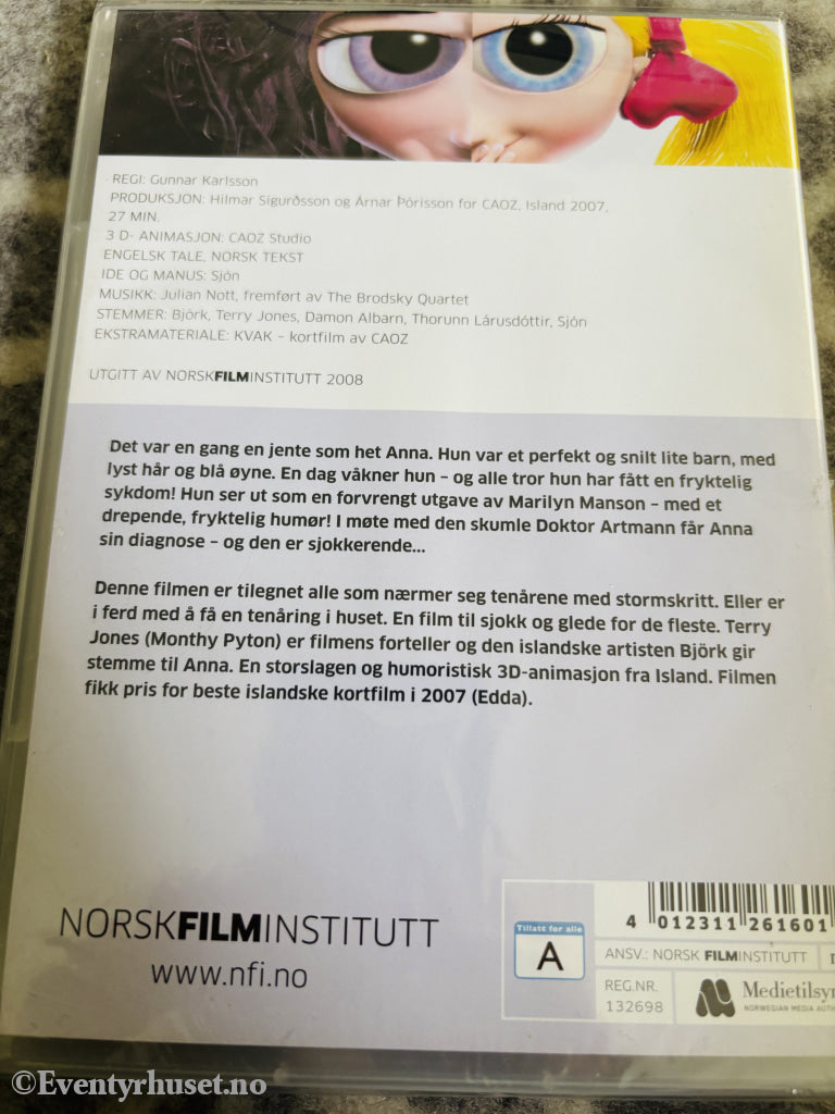 Anna går i svart. DVD. Ny i plast!