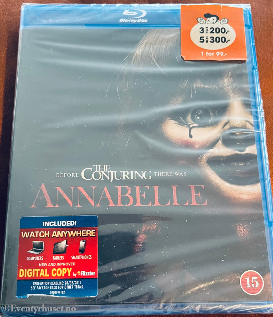 Annabelle. 2014. Blu-Ray. Ny I Plast! Blu-Ray Disc