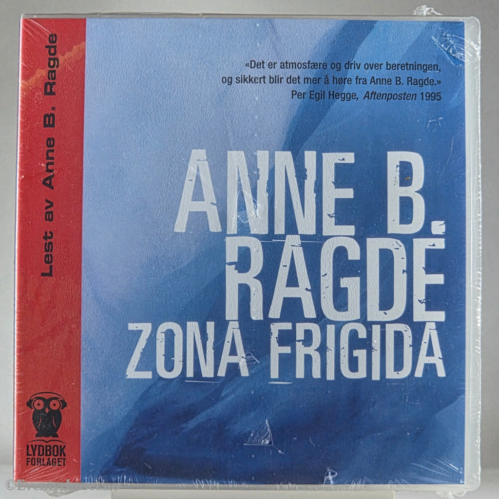 Anne B. Ragde (1995). Zona Frigida. Lydbok på CD. Ny i plast!