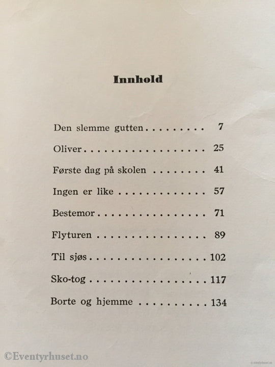 Anne-Cath. Vestly. 1956 1972. Ole Aleksander Og Bestemor Til Værs. Fortelling