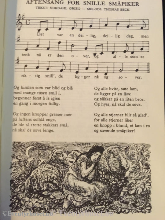 Anne Cath. Vestly. 1965. Barnas Store Sangbok. Sangbok