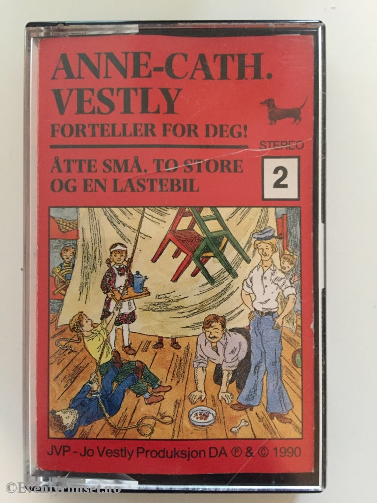 Anne-Cath. Vestly. 1990. Åtte Små To Store Og En Lastebil. Kassett 2. Kassettbok