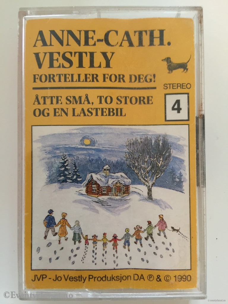 Anne-Cath. Vestly. 1990. Åtte Små To Store Og En Lastebil. Kassett 4. Kassettbok