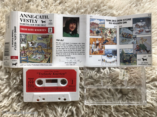 Anne Cath. Vestly. 1993. Trofaste Knerten 2. Kassett. Kassettbok