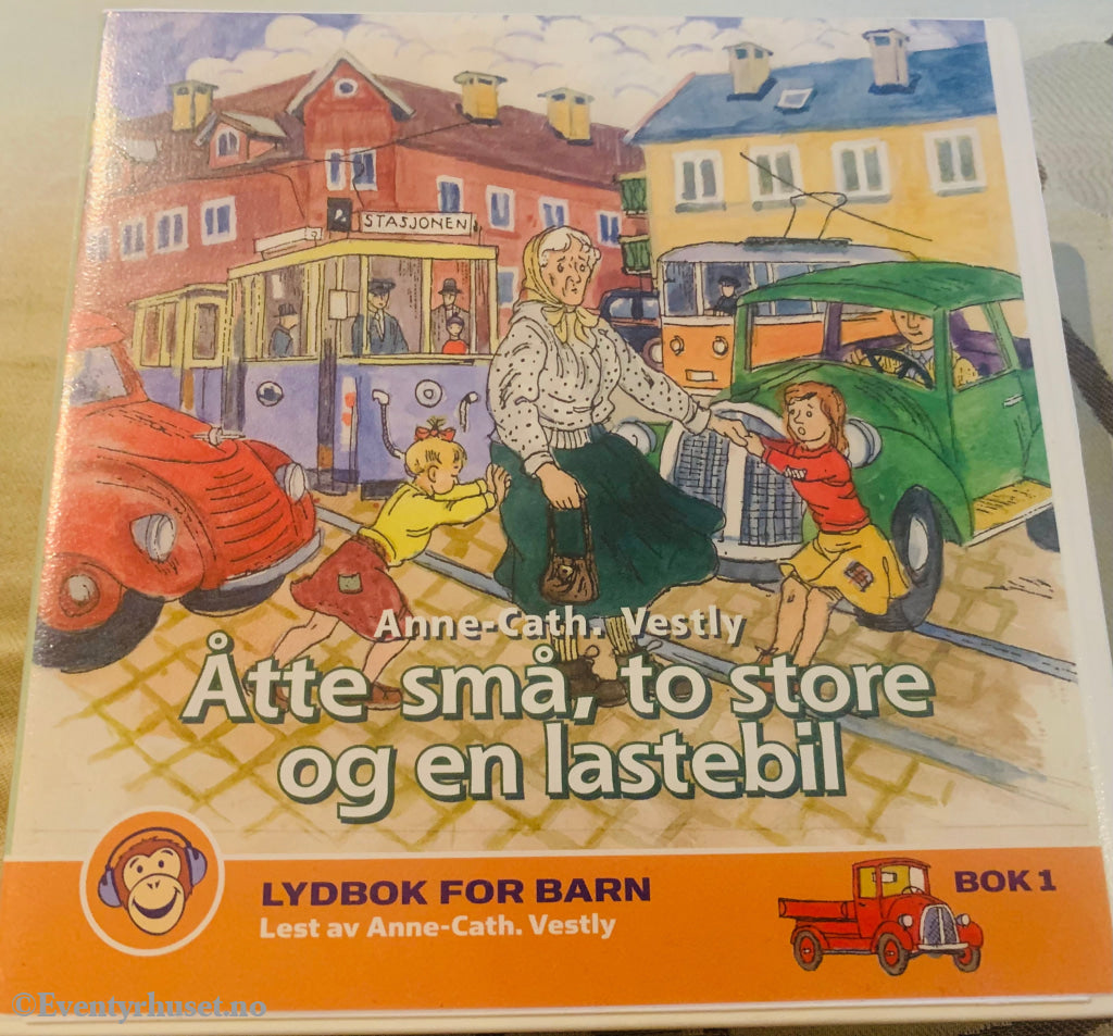 Anne-Cath. Vestly. Åtte Små To Store Og En Lastebil. Lydbok På 4 Cd.