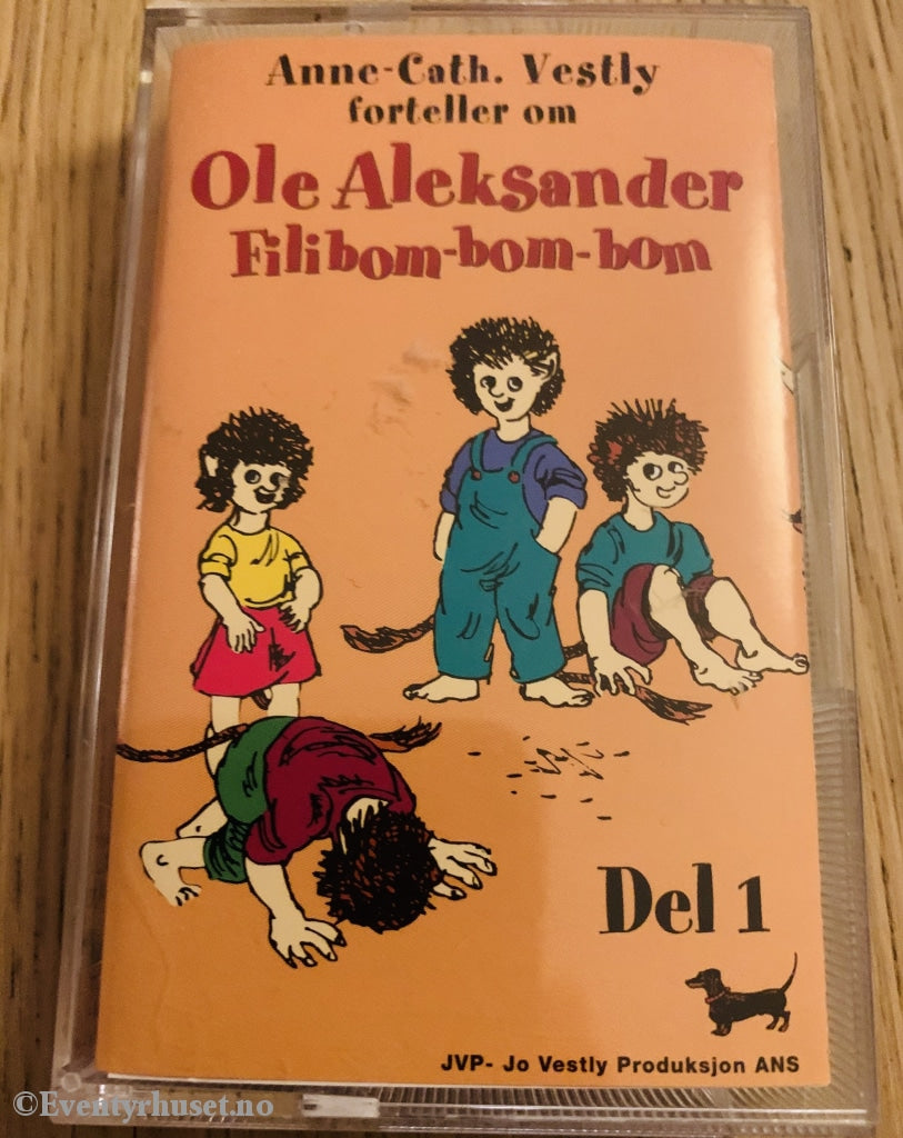 Anne-Cath Vestly. Ole Aleksander Filibom-Bom-Bom. Del 1. Kassett. Kassettbok