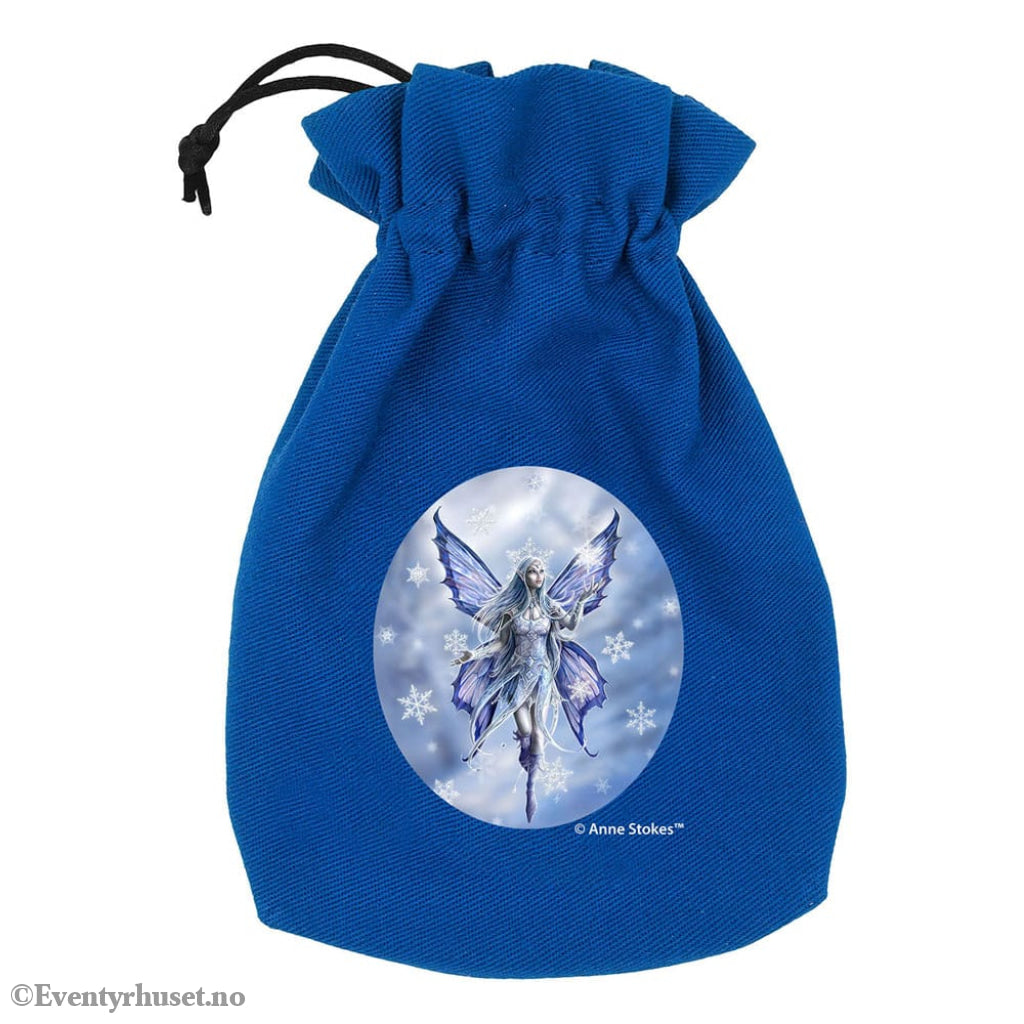 Anne Stokes Dice Pouch Snow Fairy Games