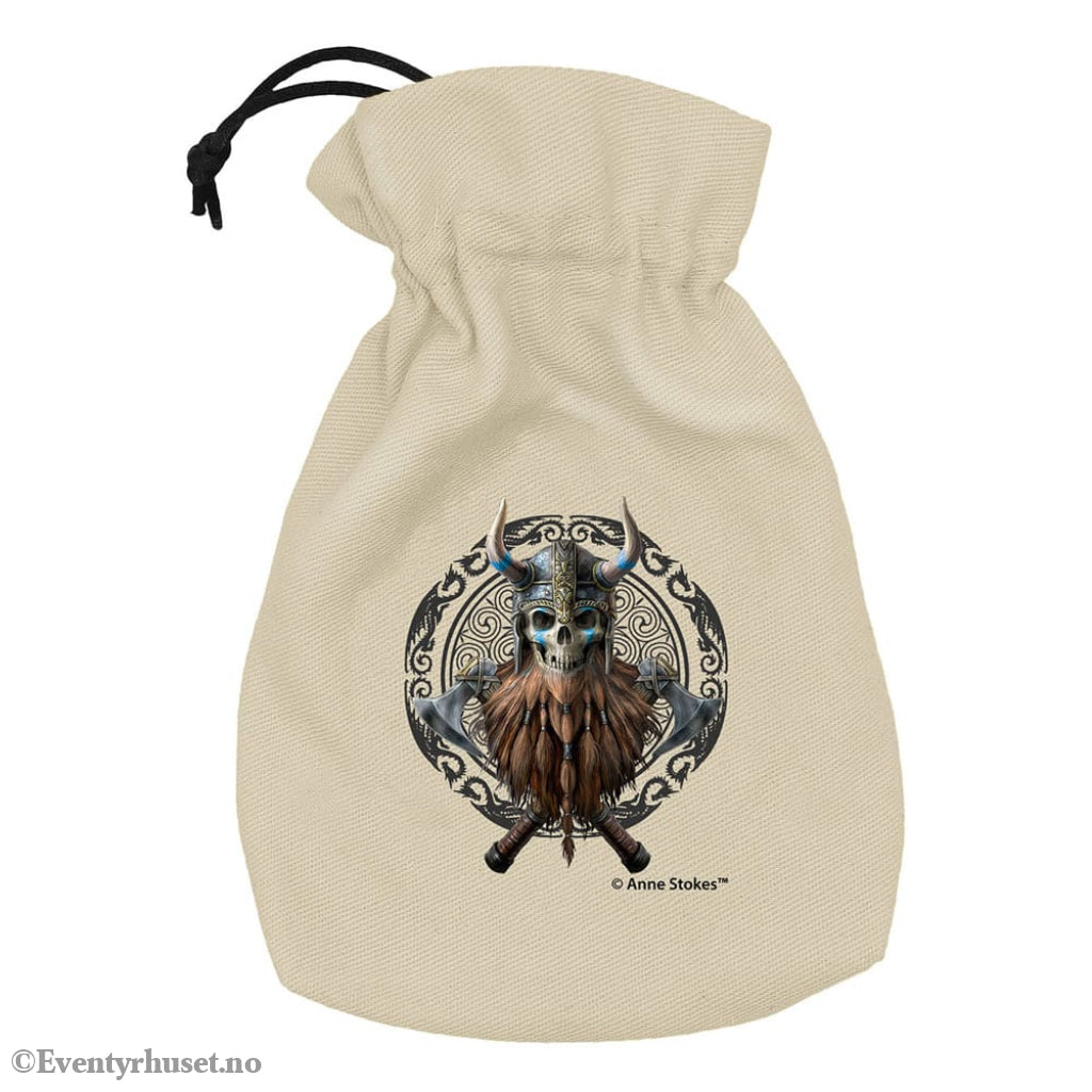 Anne Stokes Dice Pouch Viking Skull Games