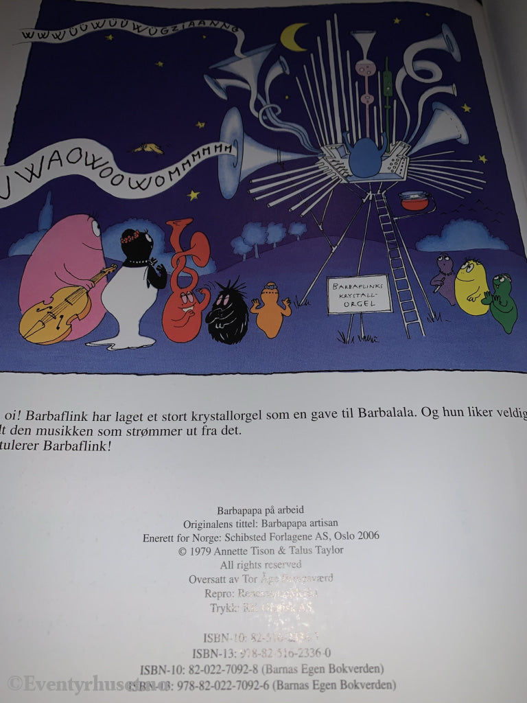 Annette Tison & Talus Taylor. 1979/06. Barbapappa På Arbeid. Fortelling