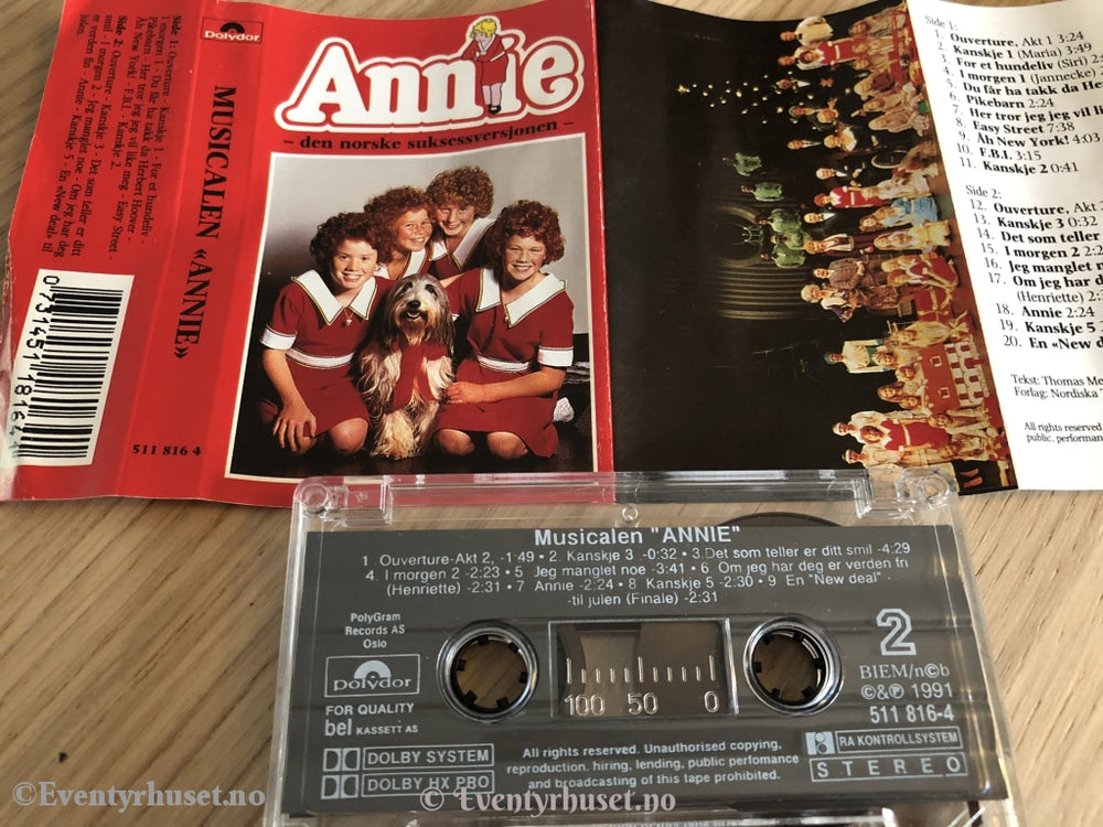 Annie. 1991. Kassett. Kassett (Mc)