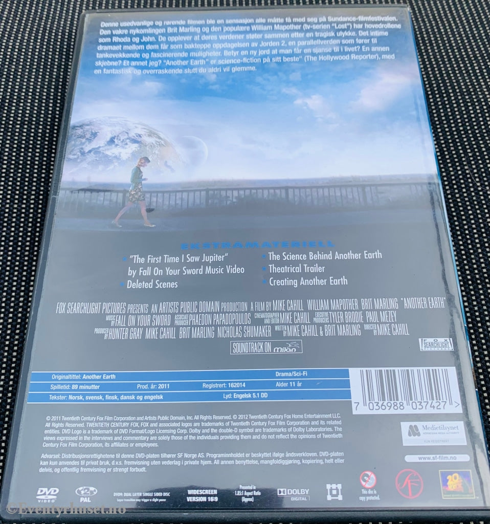 Another Earth. Dvd. Dvd