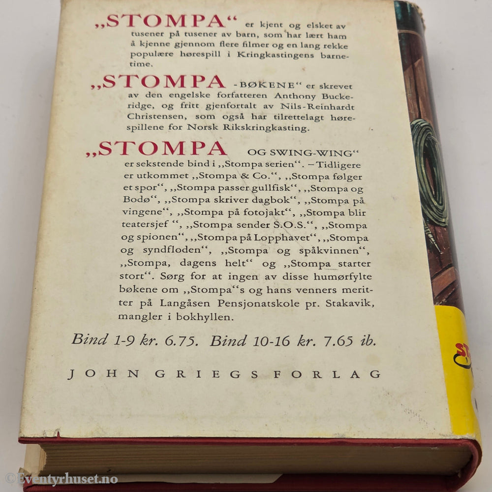 Anthony Buckeridge, 1963. Stompa og Swing-Wing. Bok.
