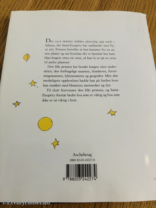 Antoine de Saint-Exupéry. Den lille prinsen. Bok.