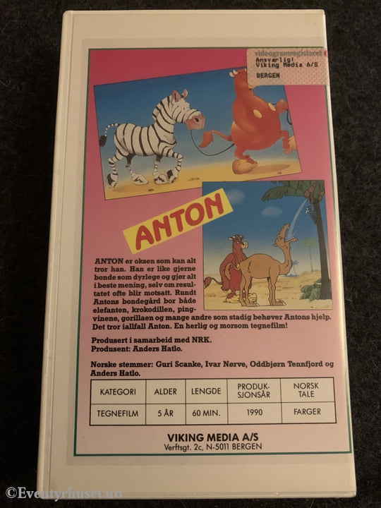 Anton. 1990. Vhs. Vhs