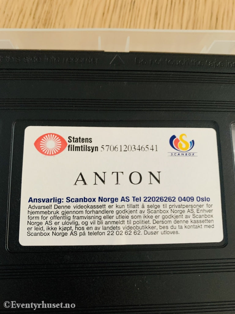 Anton. 1996. Vhs. Vhs