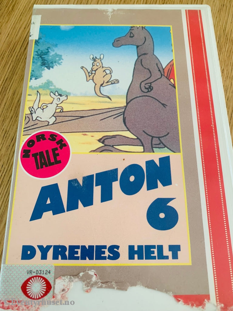 Anton 6. Dyrenes Helt. 1991. Vhs Big Box.