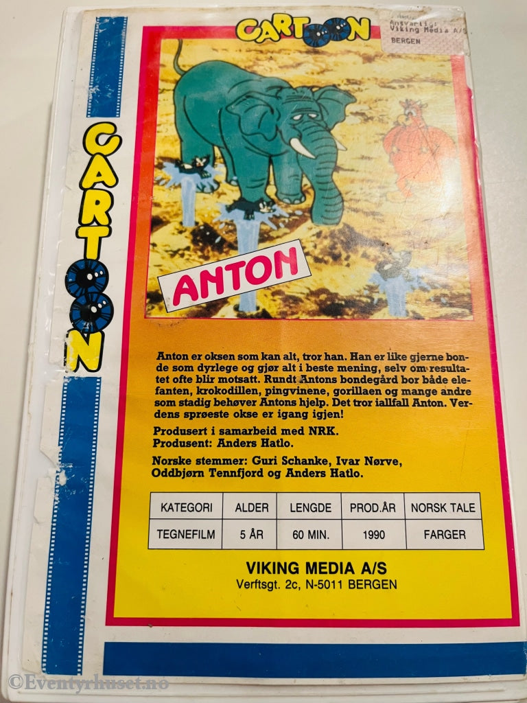 Anton. Vol.3. 1990. Vhs Big Box. Box