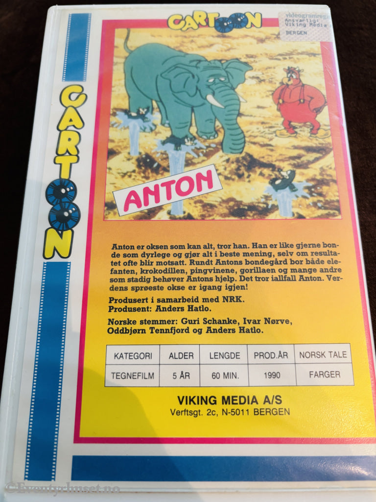 Anton. Vol. 3: verdens sprøeste okse (1980-tallet). VHS Big Box