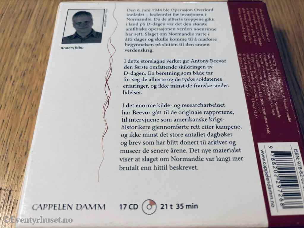 Antony Beevor – D-dagen: Slaget om Normandie. Lydbok på CD.