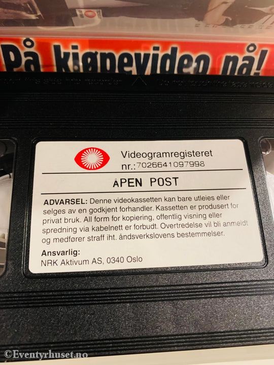 Åpen Post. 1999. Vhs. Vhs