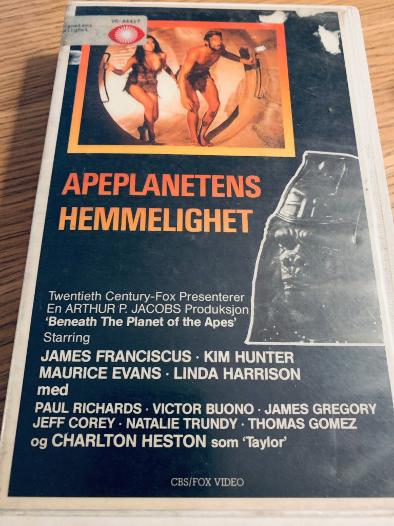 Apeplanetens hemmelighet. 1969/83. VHS Big Box. Fortelling