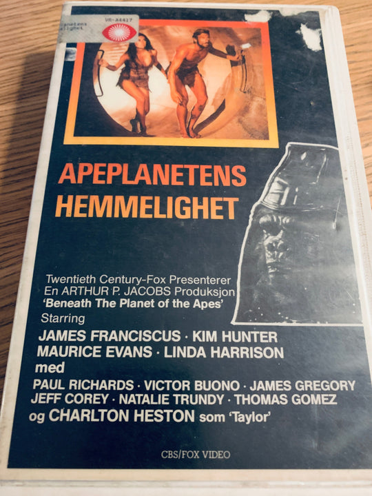 Apeplanetens hemmelighet. 1969/83. VHS Big Box. Fortelling