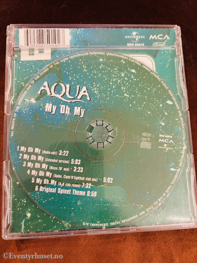 Aqua - My Oh My. 1997. CD.
