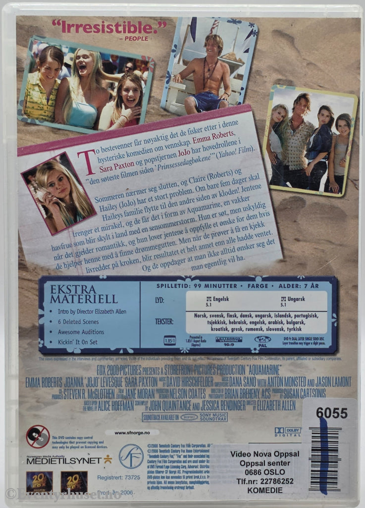 Aquamarine. 2006. DVD.