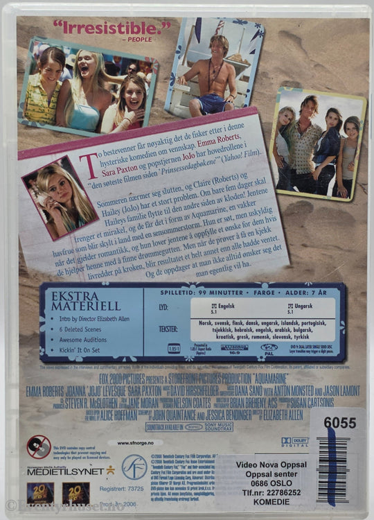 Aquamarine. 2006. DVD.