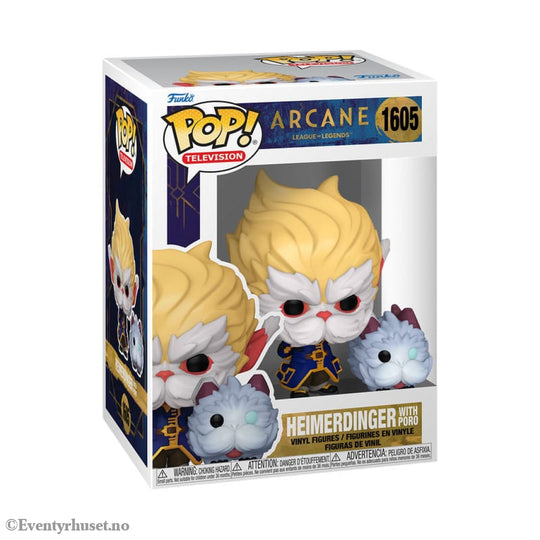 Arcane League of Legends POP! Vinyl Figure Heimerdinger w/Poro 9 cm Collectibles