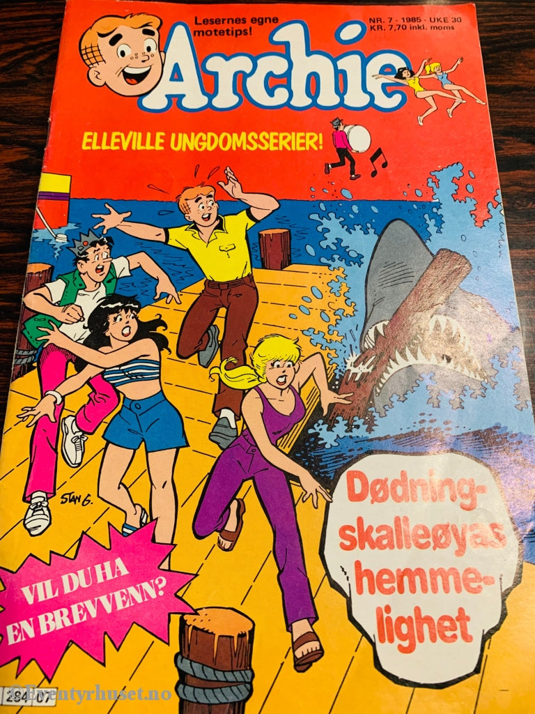 Archie. 1985/07. Tegneserieblad