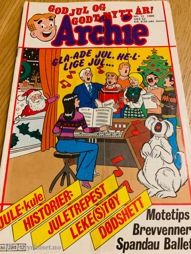 Archie. 1986/12. Tegneserieblad