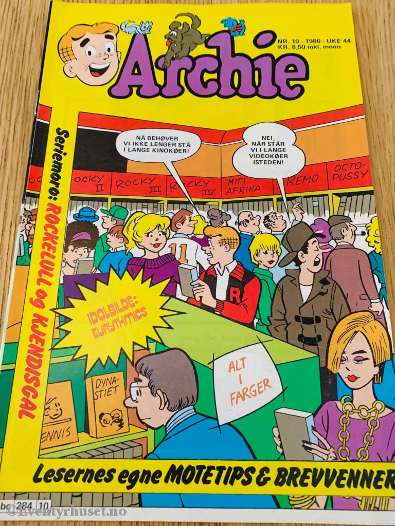 Archie. 1986/10. Tegneserieblad