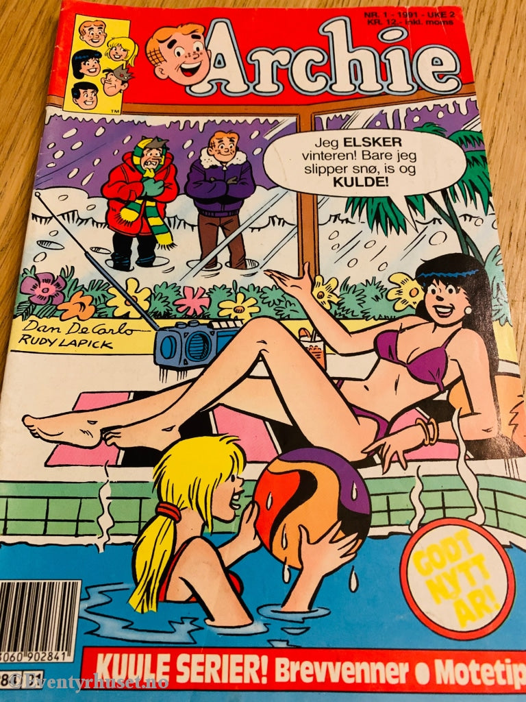 Archie. 1991/01. Tegneserieblad