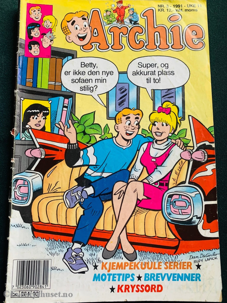 Archie. 1991/03. Tegneserieblad