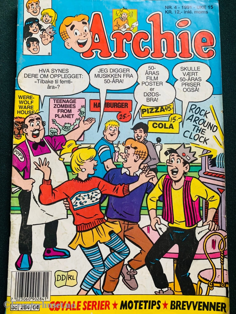 Archie. 1991/04. Tegneserieblad