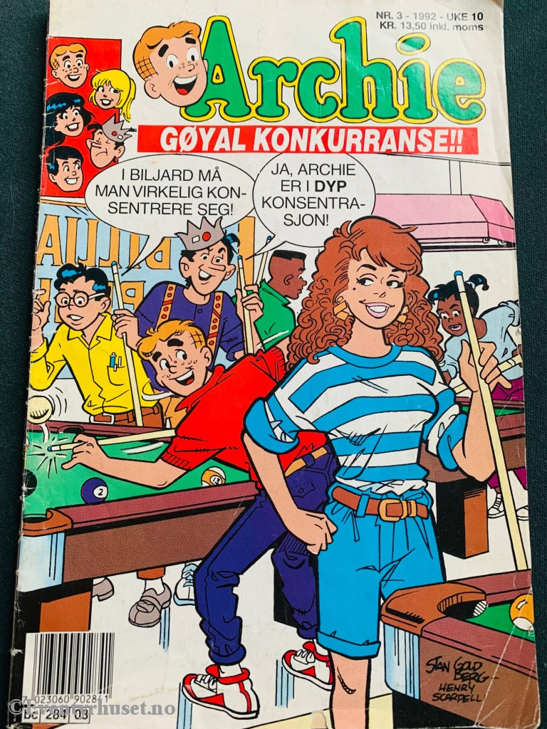 Archie. 1992/03. Tegneserieblad