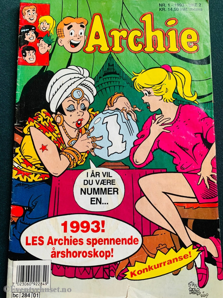 Archie. 1993/01. Tegneserieblad