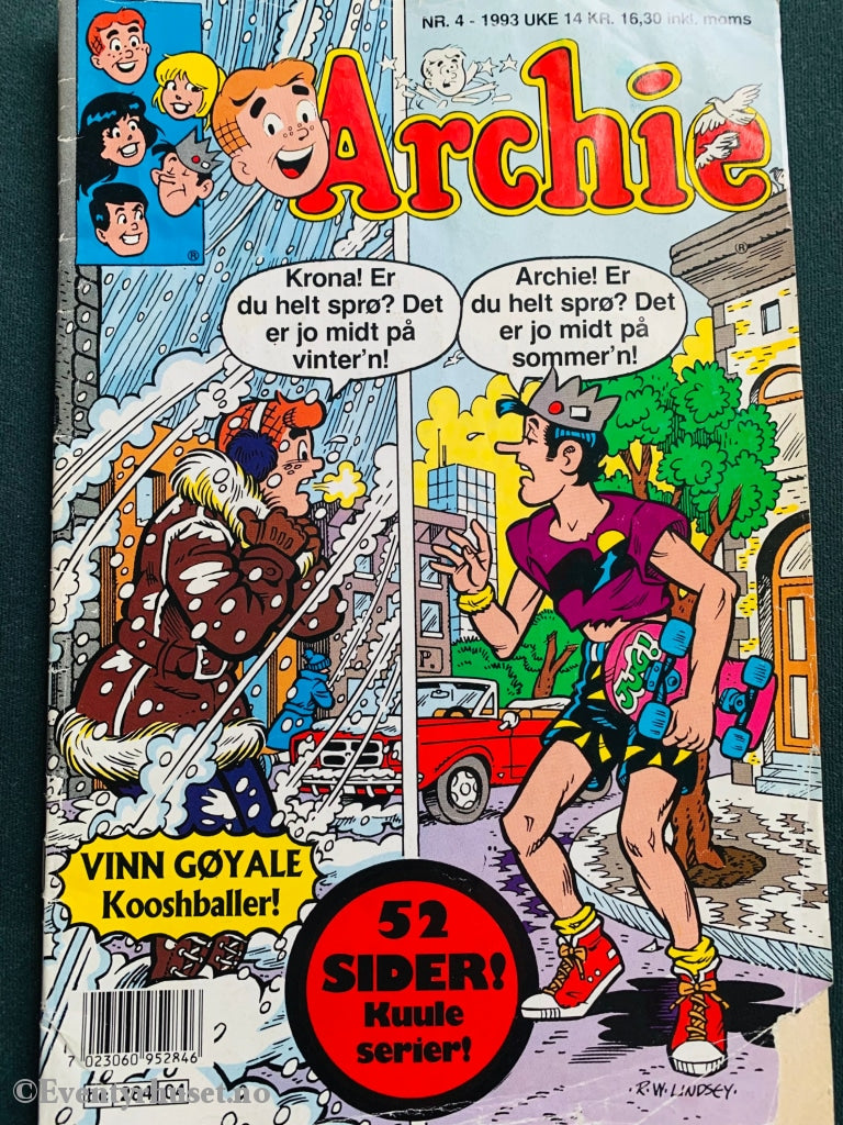 Archie. 1993/04. Tegneserieblad
