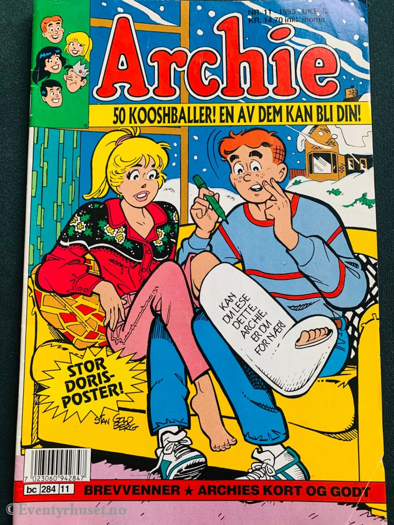 Archie. 1993/11. Tegneserieblad