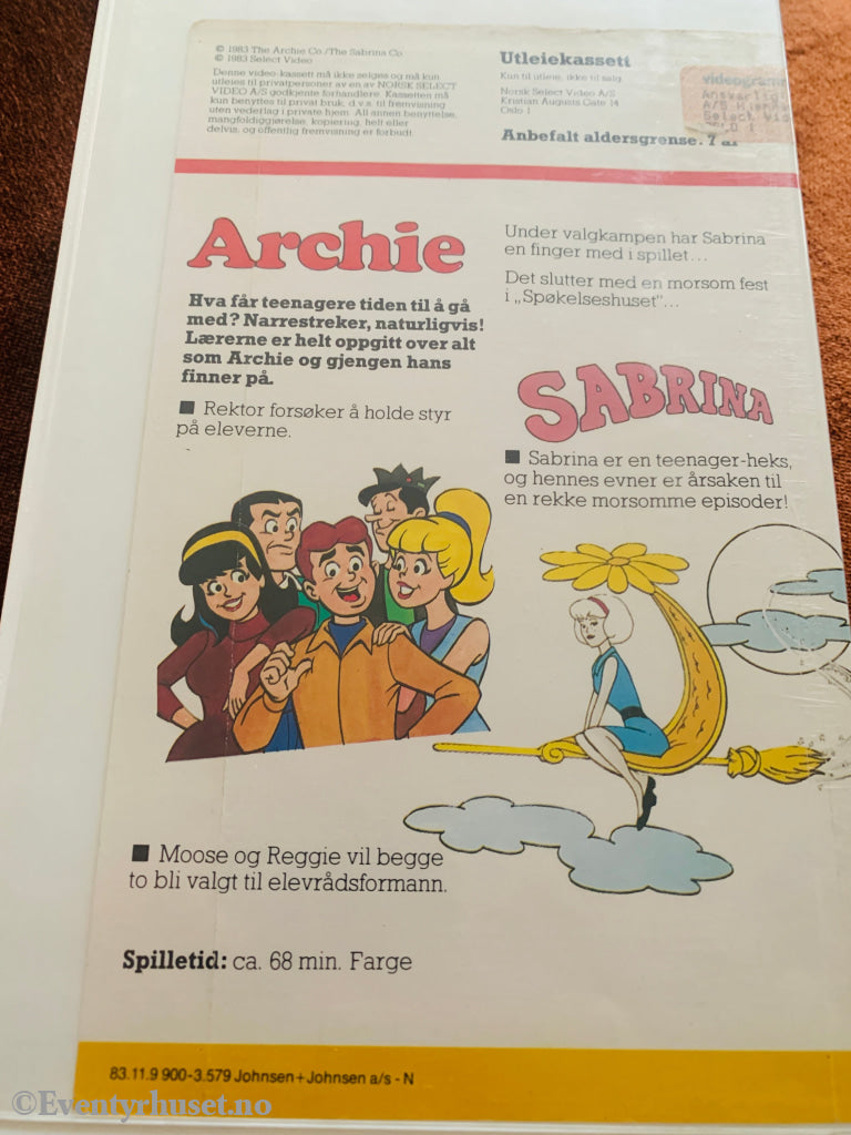 Archie & Sabrina. 1983. VHS. VHS