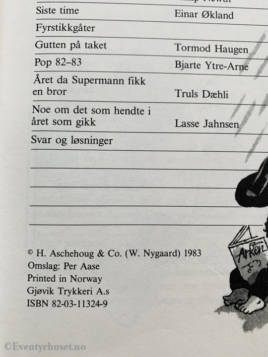 Arken - Årbok For Barn Og Ungdom. 1984. Fortelling