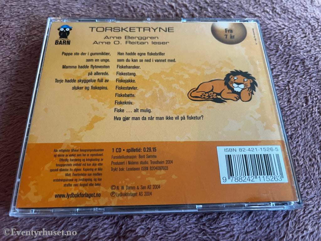 Arne Berggren. 2005. Torsketryne. Lydbok på CD.