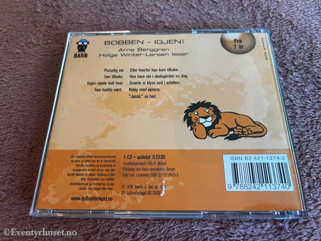 Arne Berggren. 2006. Bobben – igjen! Lydbok på CD.