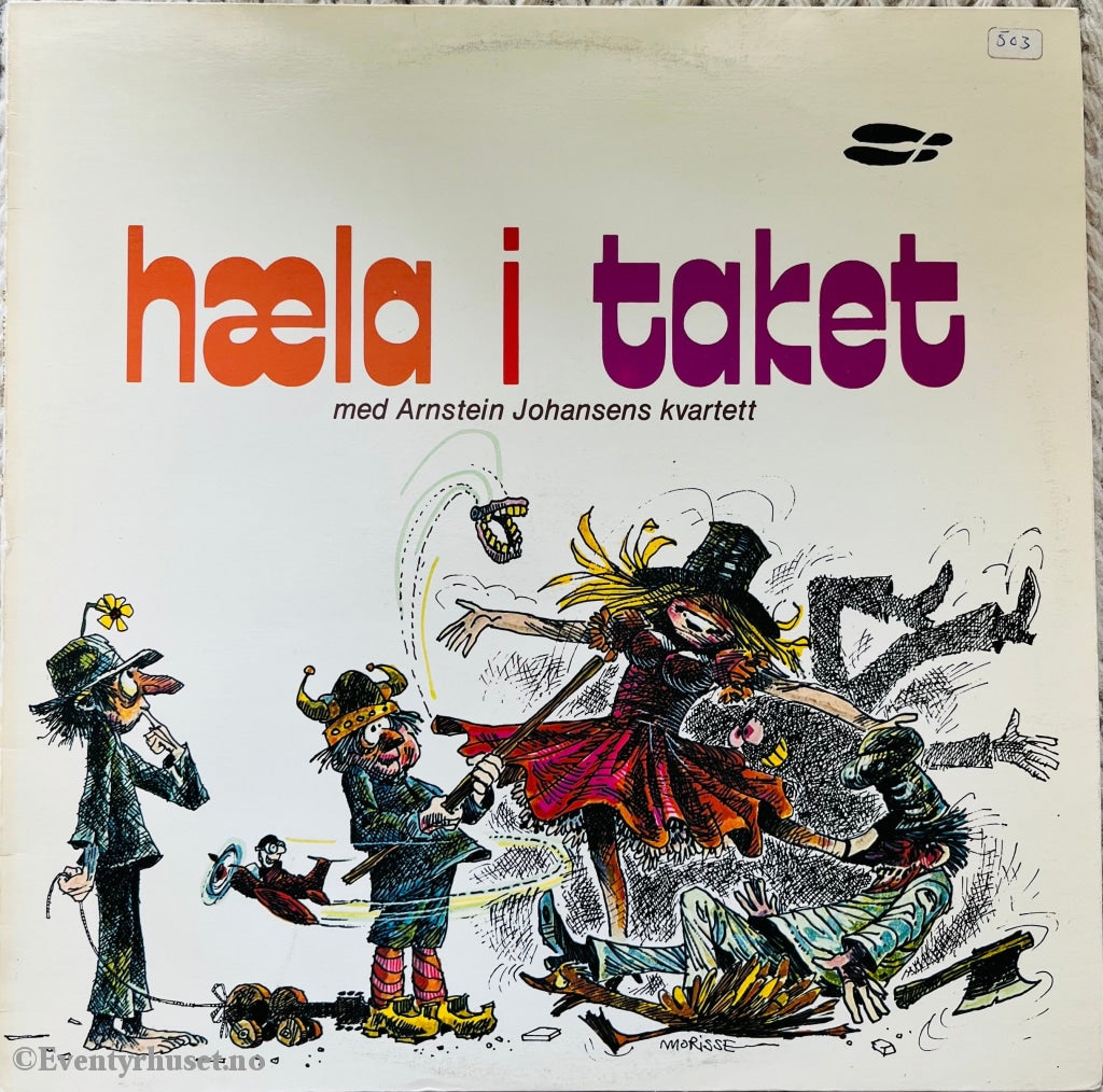 Arnstein Johansens Kvartett - Hæla I Taket (Med Kvartett) Album Cover. 1974. Lp. Lp Plate