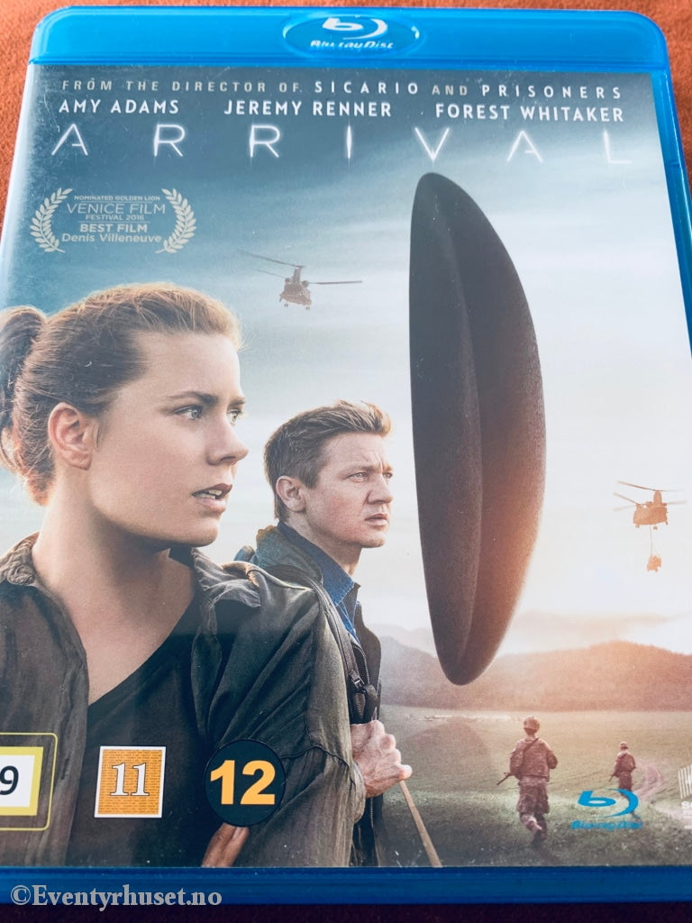 Arrival. Blu-Ray. Blu-Ray Disc