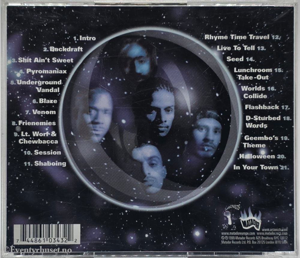 Arsonists. 1999. As The World Burns. CD.