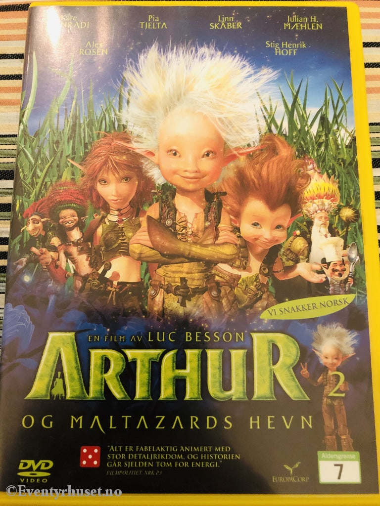 Arthur 2. Og Maltazards Hevn. 2009. Dvd. Dvd